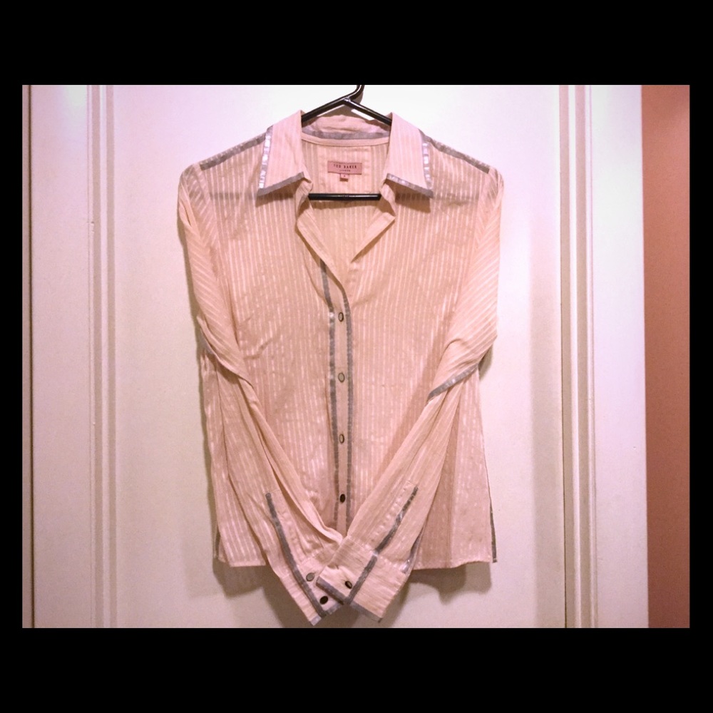 Ted Baker Pink/Gray Shirt 2